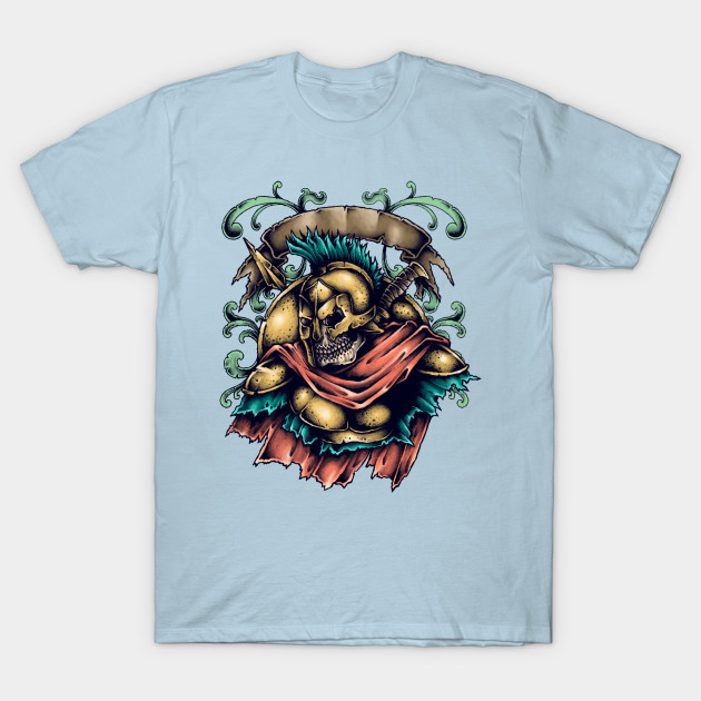 Undead Spartan Skeleton Warrior Design